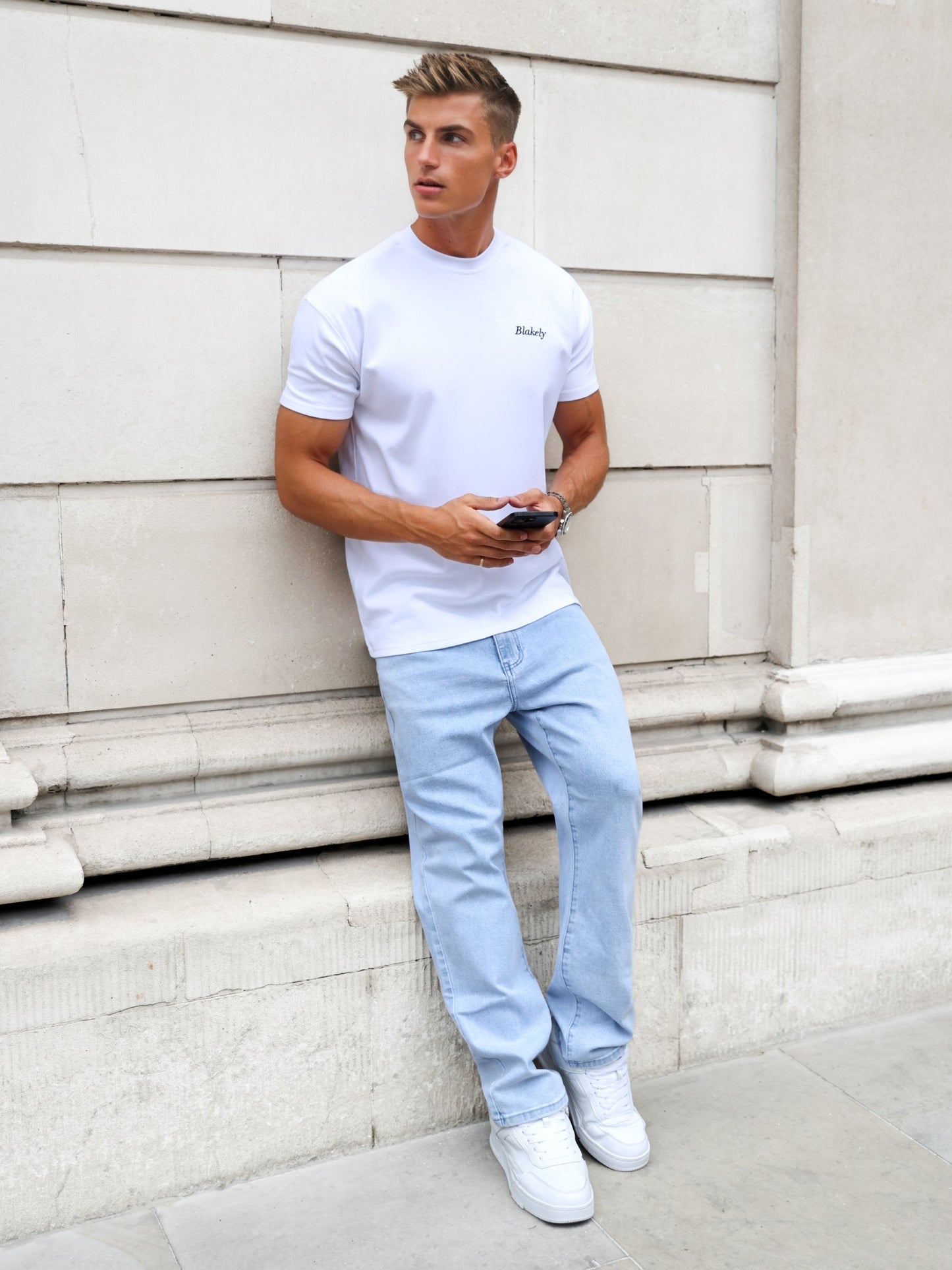 Cherry Print Relaxed T-Shirt - White