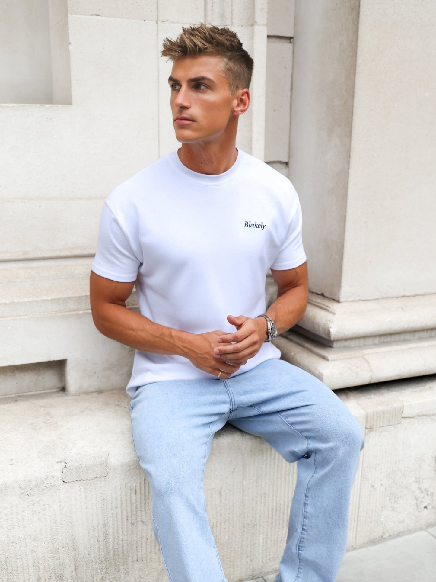 Lemon Print Relaxed T-Shirt - White