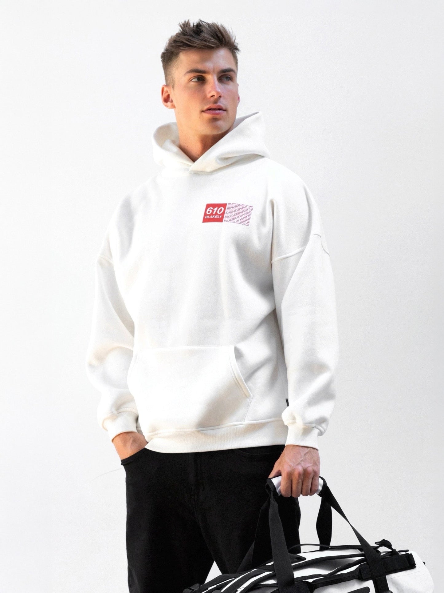Tribeca 610 Relaxed Hoodie - Flat White