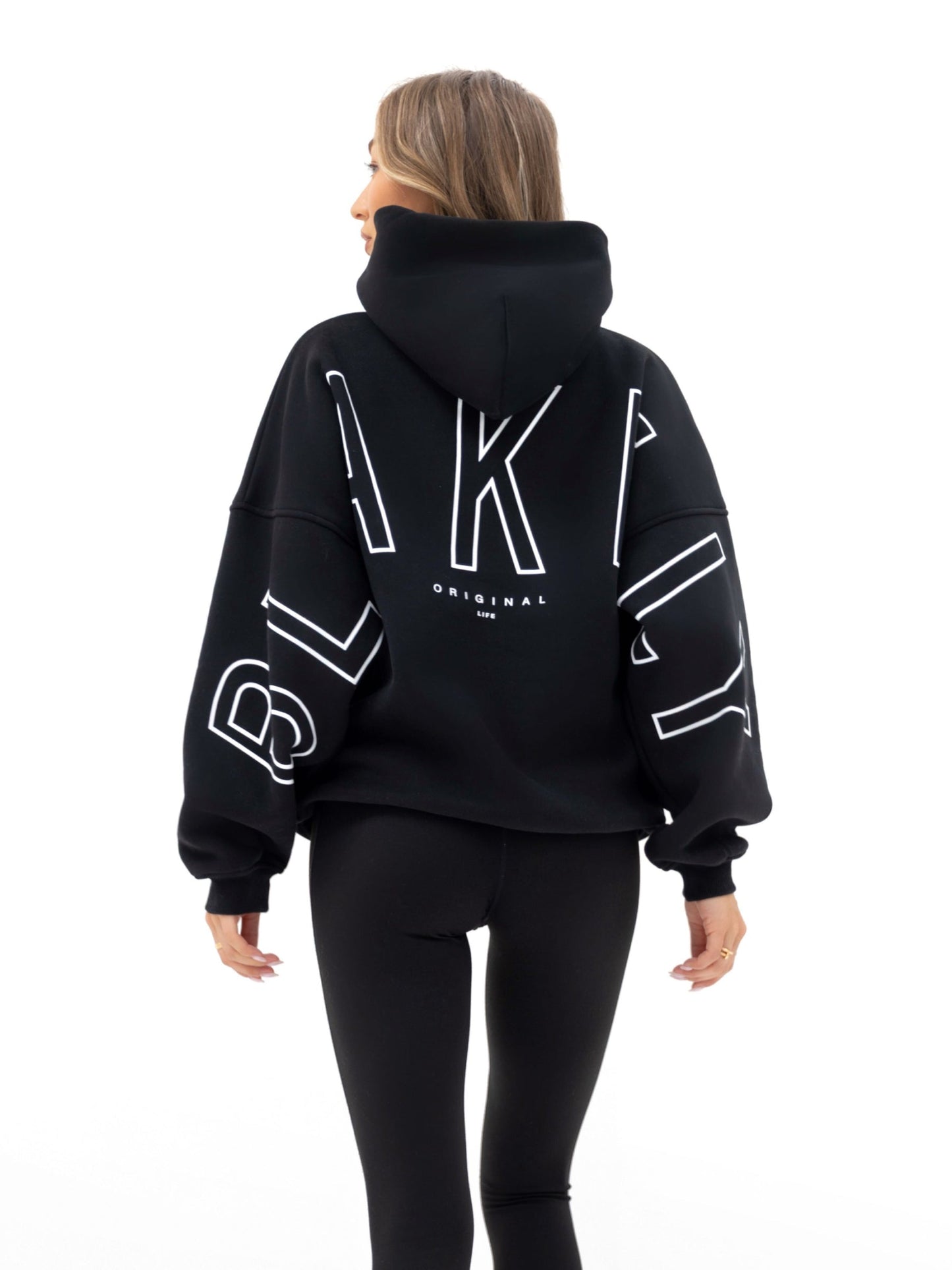 Outline Isabel Oversized Hoodie - Black