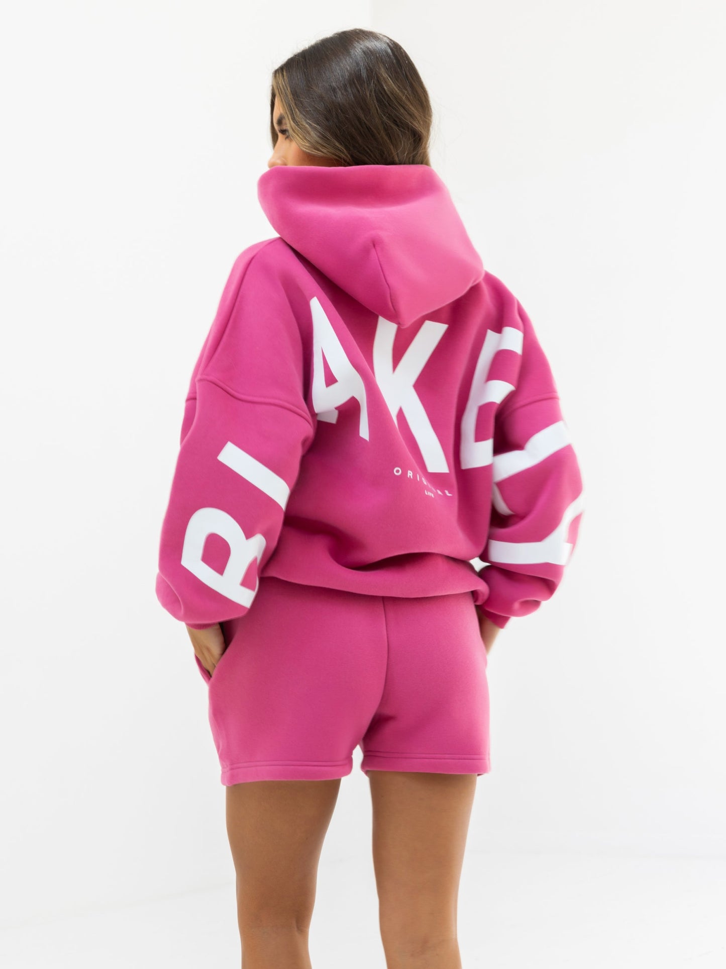 Isabel Oversized Hoodie - Hot Pink