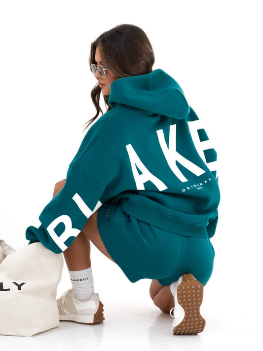 Isabel Oversized Hoodie - Storm Teal