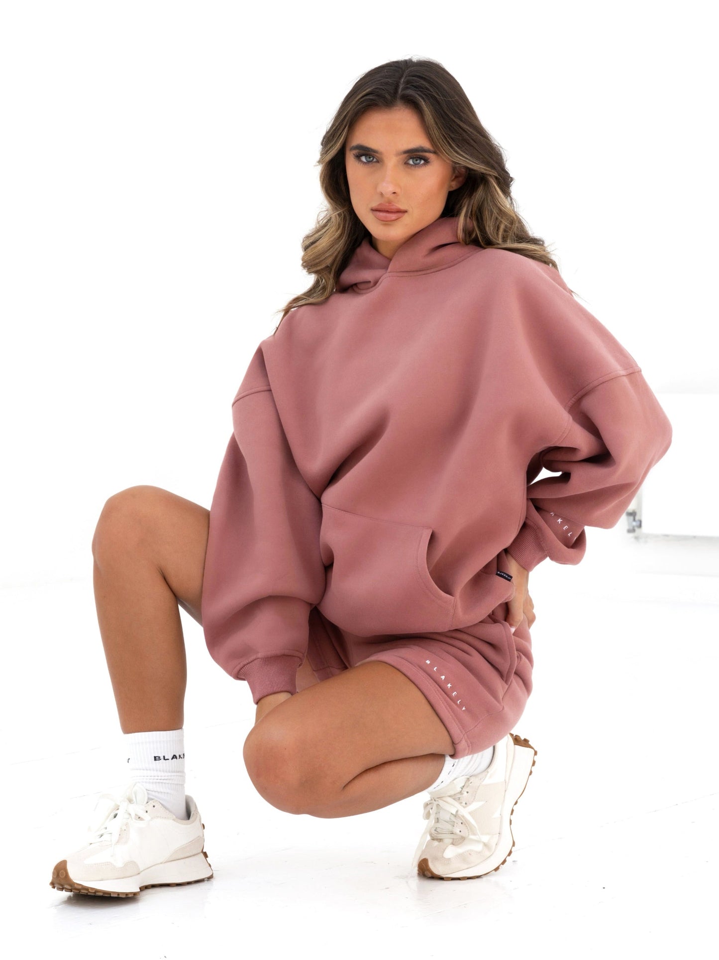 Isabel Oversized Hoodie - Blush Brown