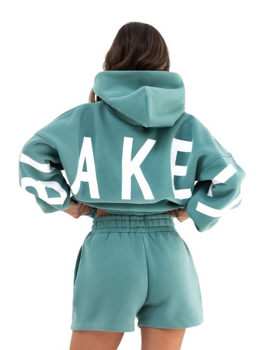 Isabel Oversized Hoodie - Deep Sage