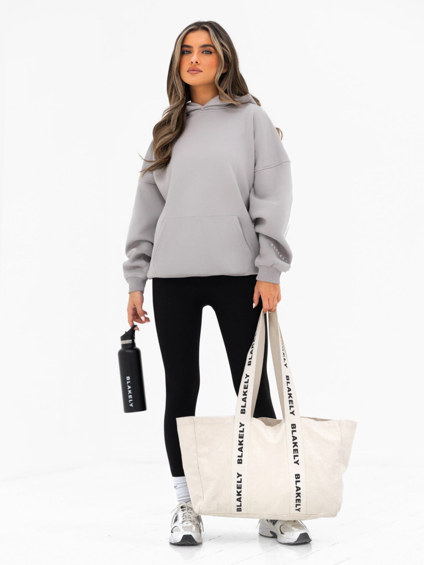 Isabel Oversized Hoodie - Mid Grey