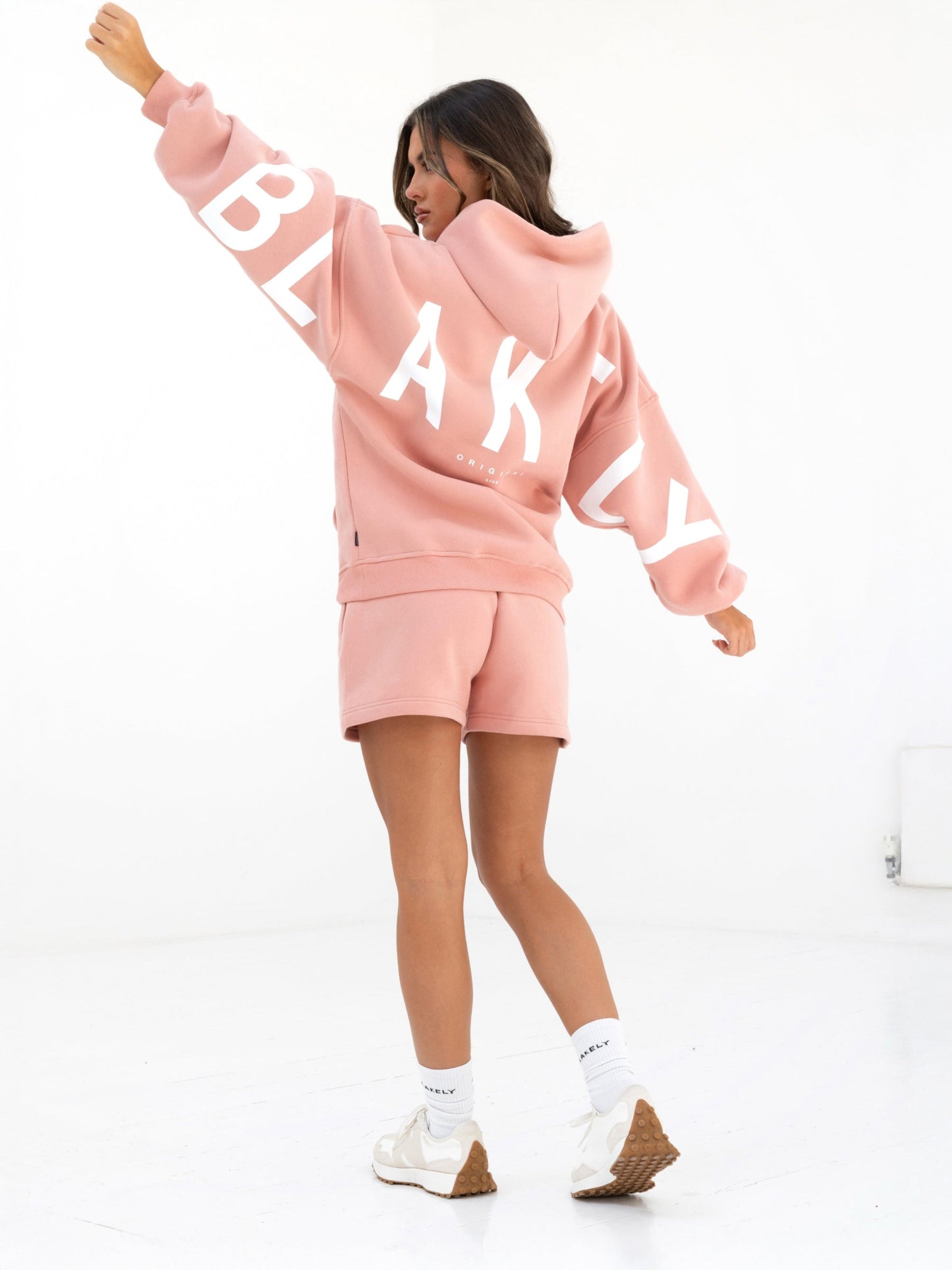 Isabel Oversized Hoodie - Peach Pink