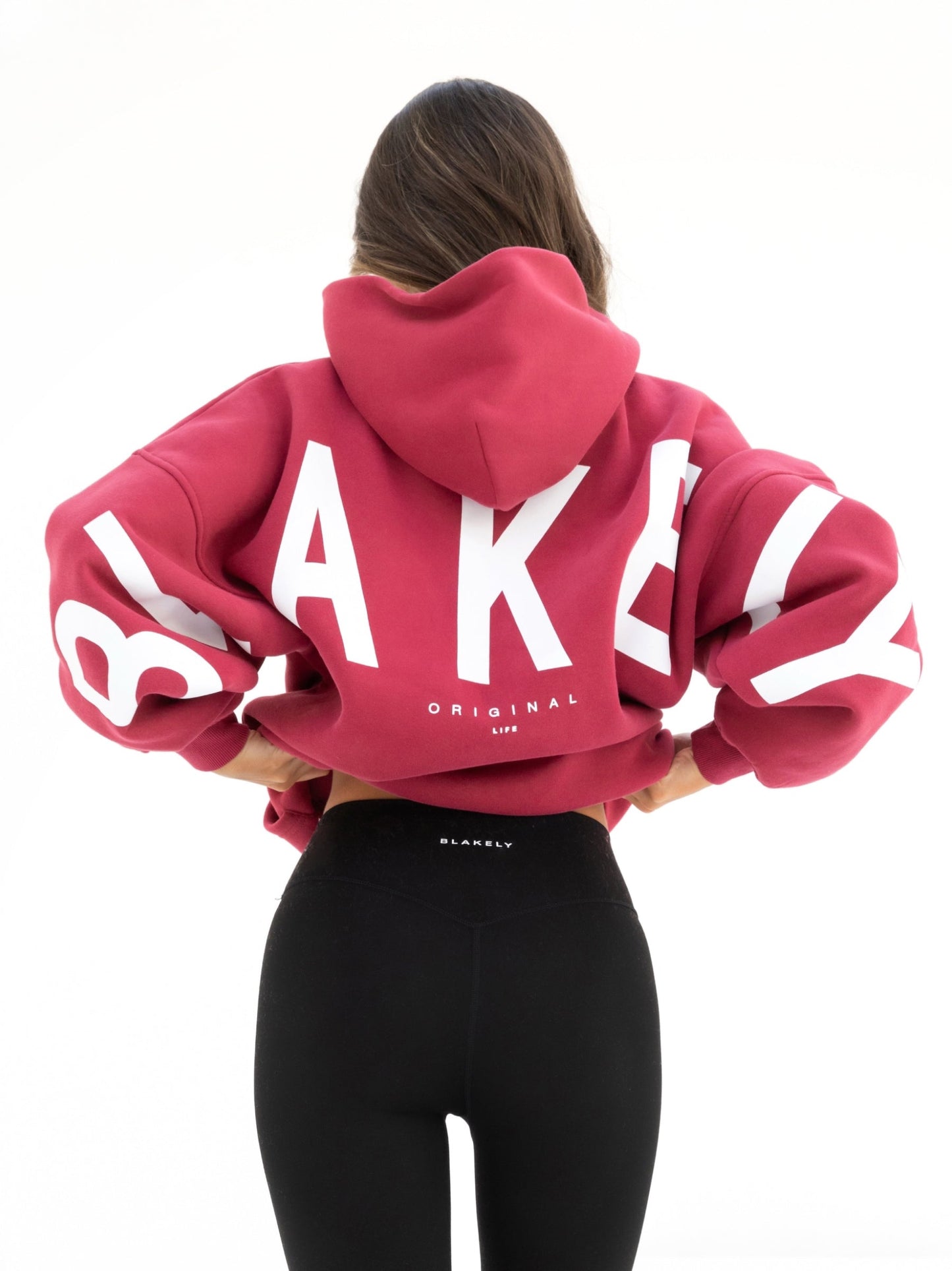 Isabel Oversized Hoodie - Deep Pink