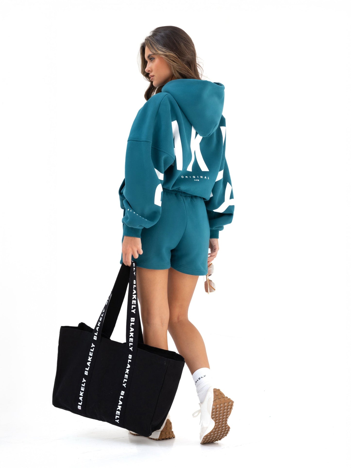 Isabel Oversized Hoodie - Storm Teal