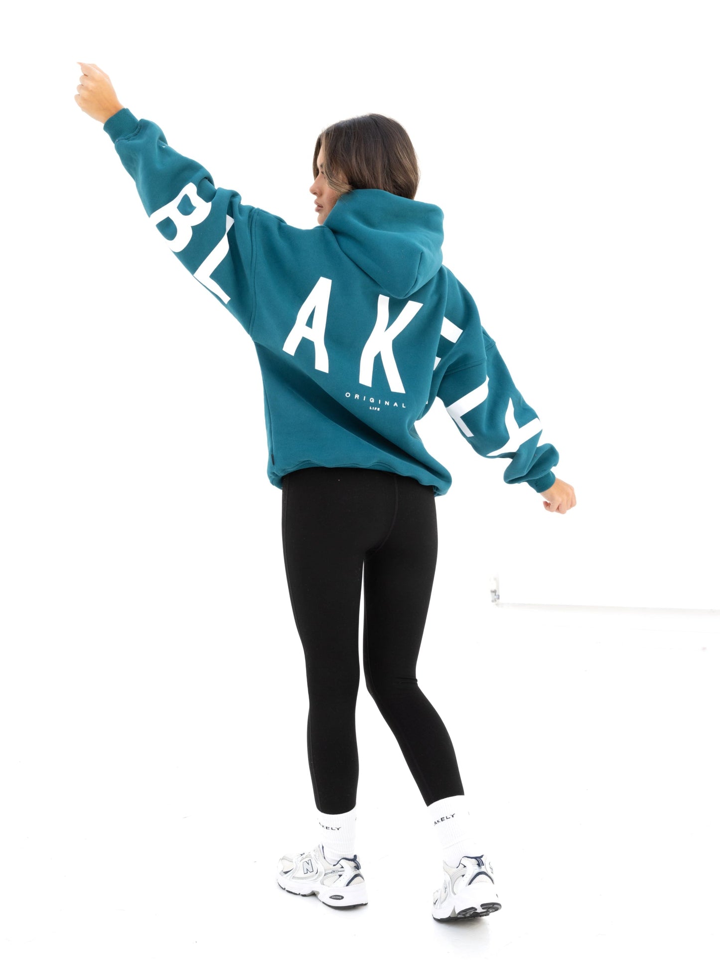 Isabel Oversized Hoodie - Storm Teal