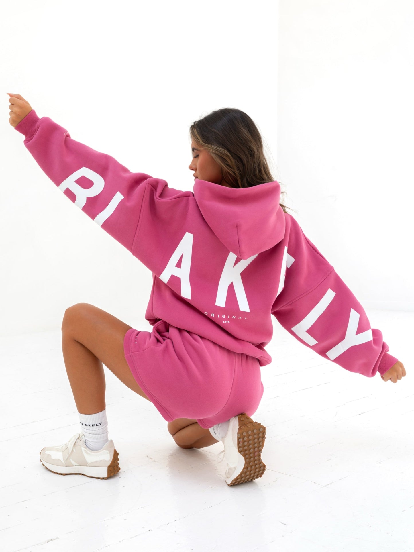 Isabel Oversized Hoodie - Hot Pink