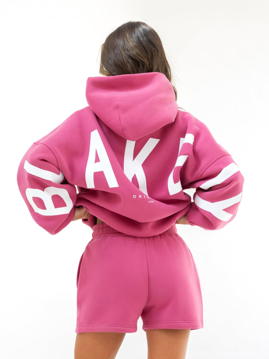 Isabel Oversized Hoodie - Hot Pink