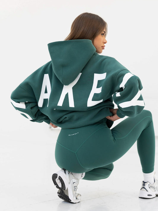 Isabel Oversized Hoodie - Pine Green