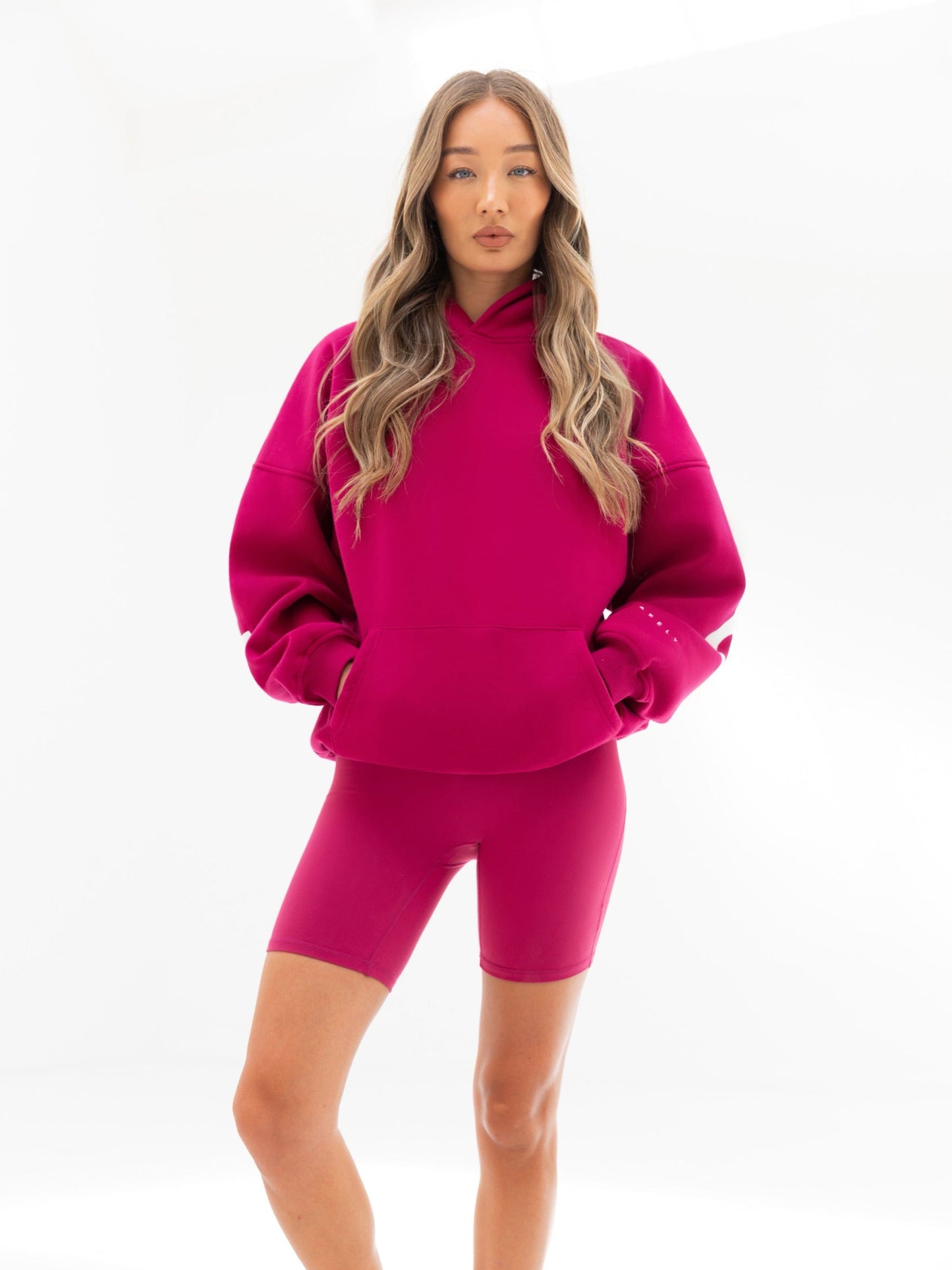Isabel Oversized Hoodie - Ultra Pink
