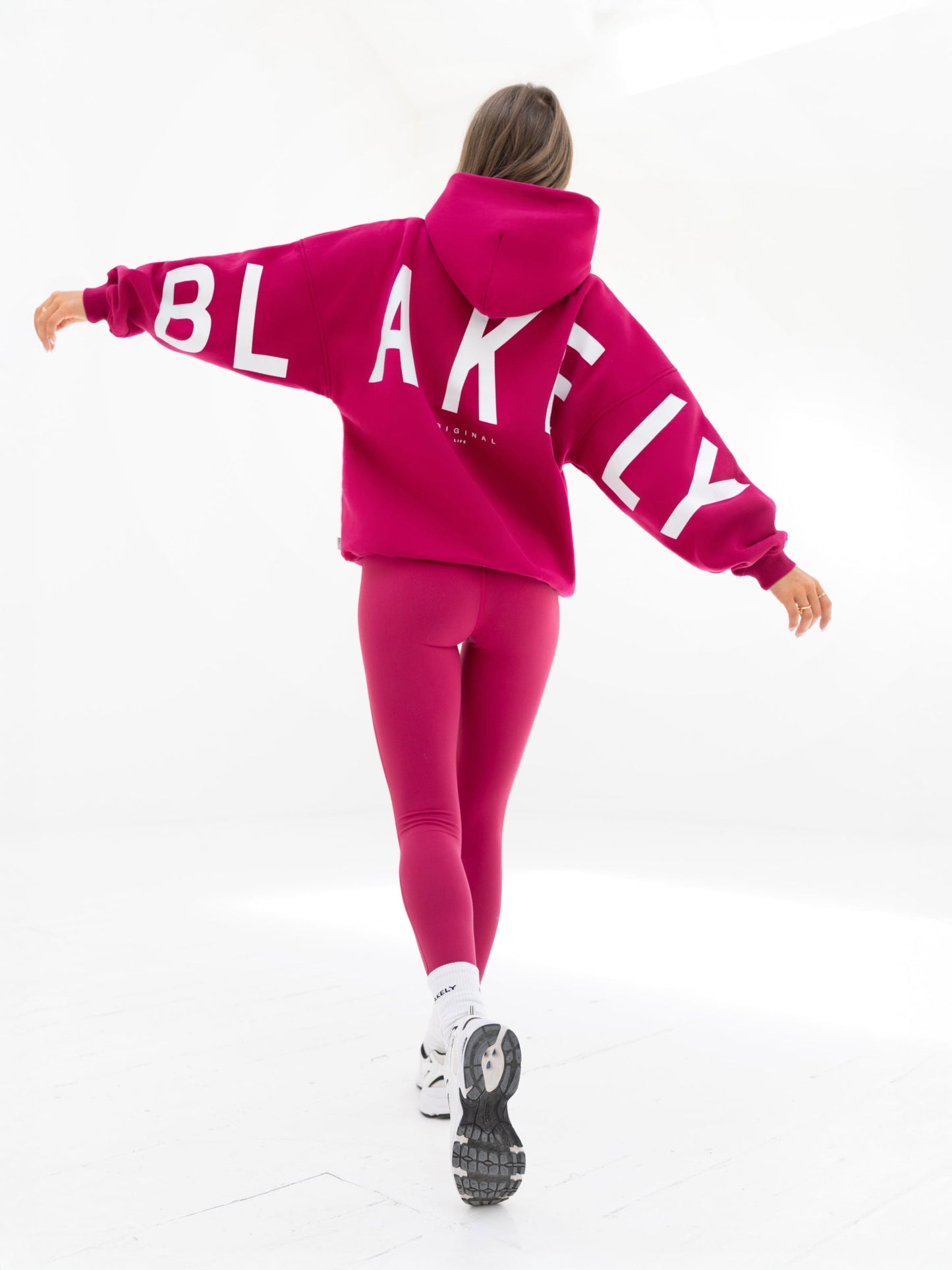 Isabel Oversized Hoodie - Ultra Pink