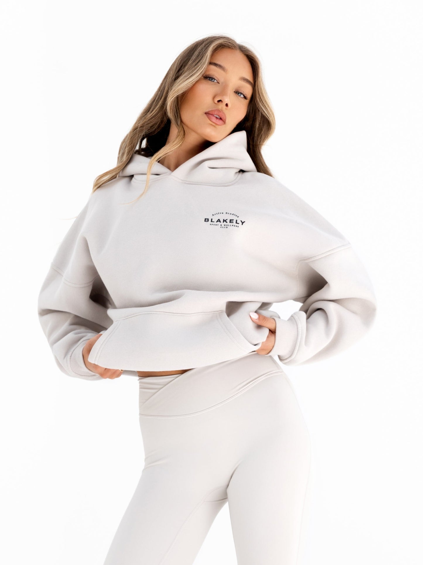 Active Studios Oversized Hoodie - Ivory
