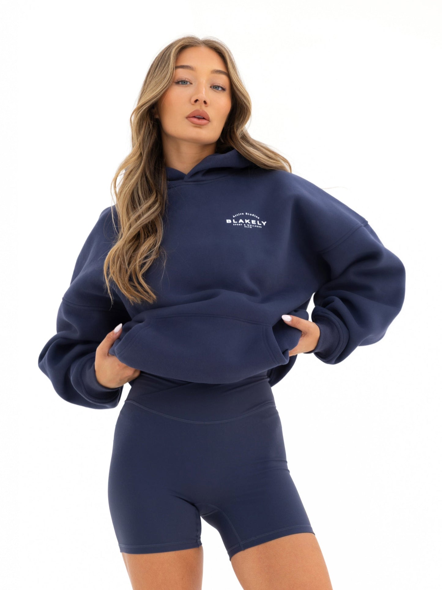 Active Studios Oversized Hoodie - True Navy