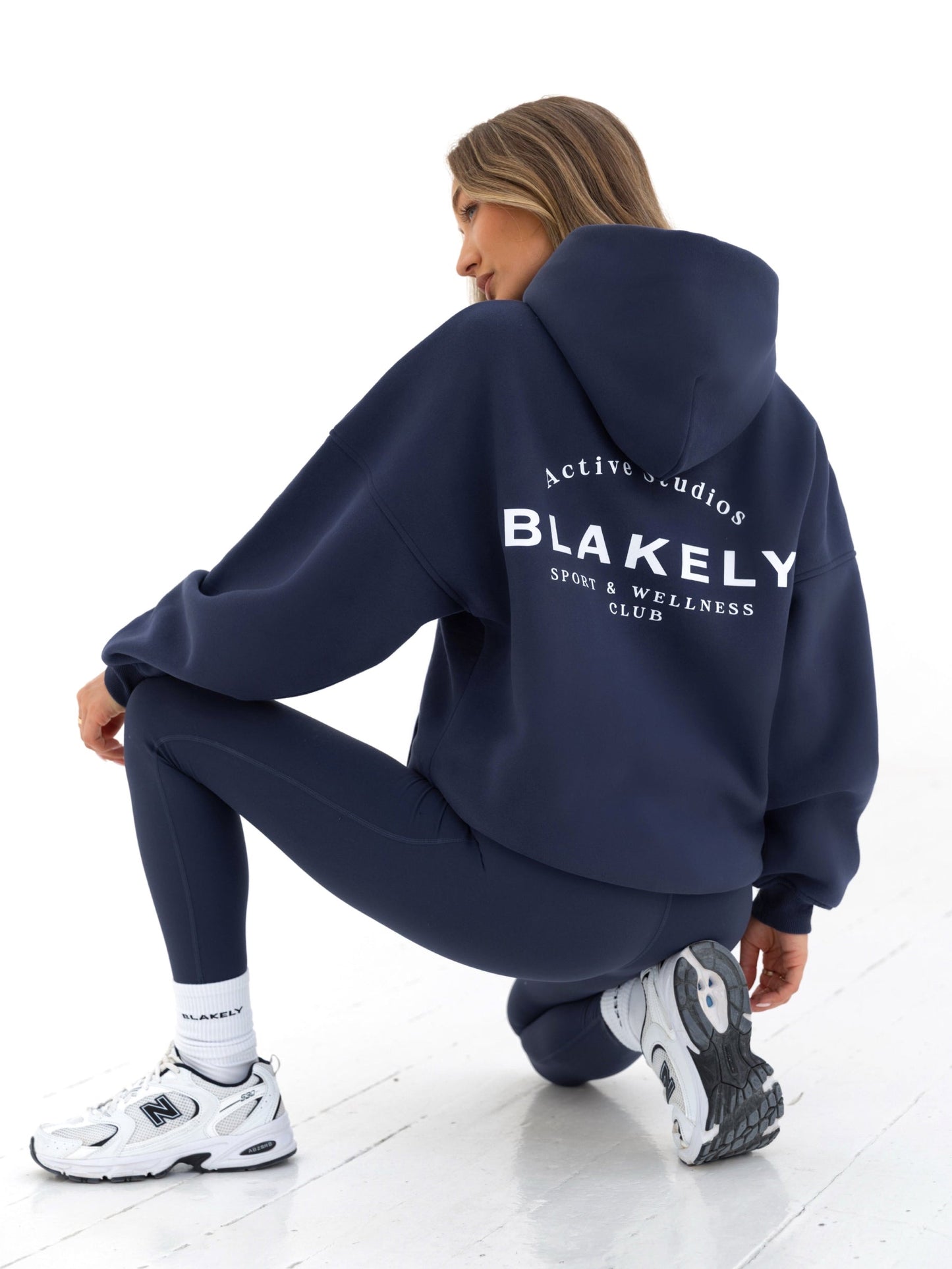 Active Studios Oversized Hoodie - True Navy