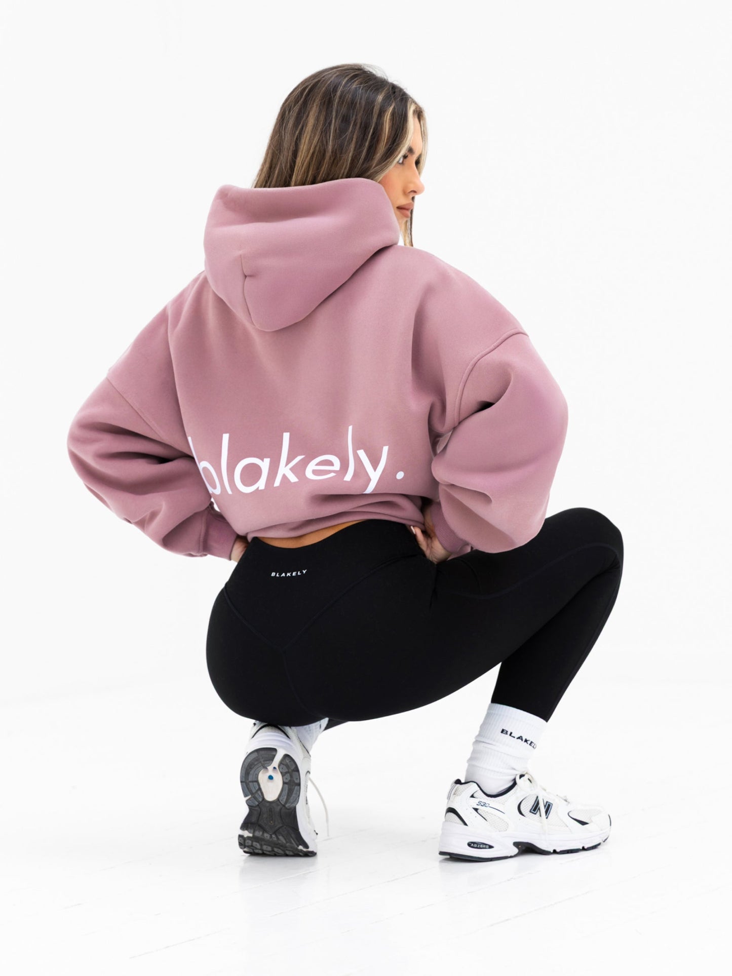 Lexi Oversized Hoodie - Dusty Pink