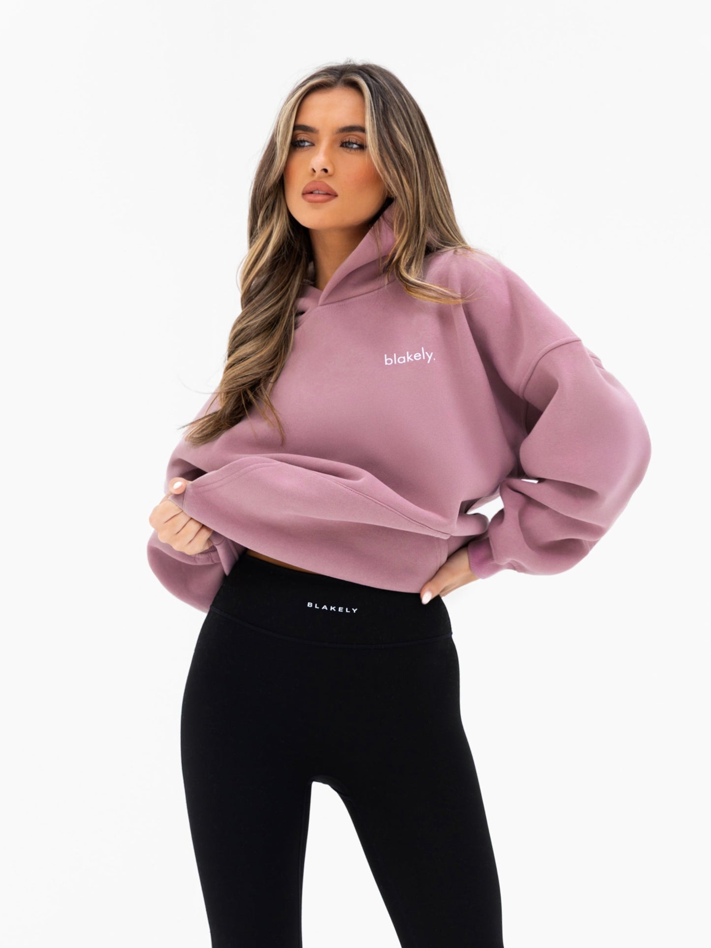 Lexi Oversized Hoodie - Dusty Pink