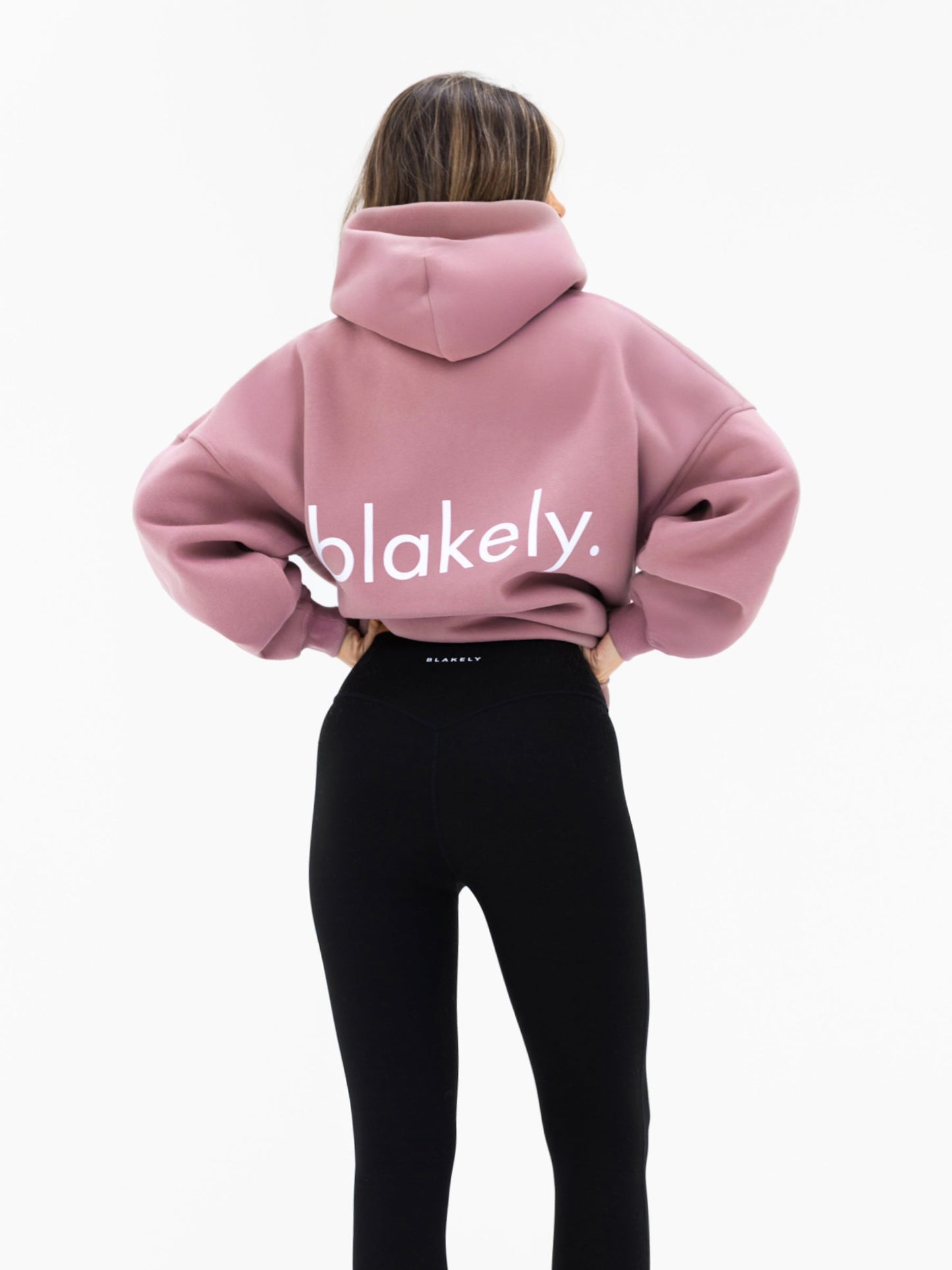 Lexi Oversized Hoodie - Dusty Pink
