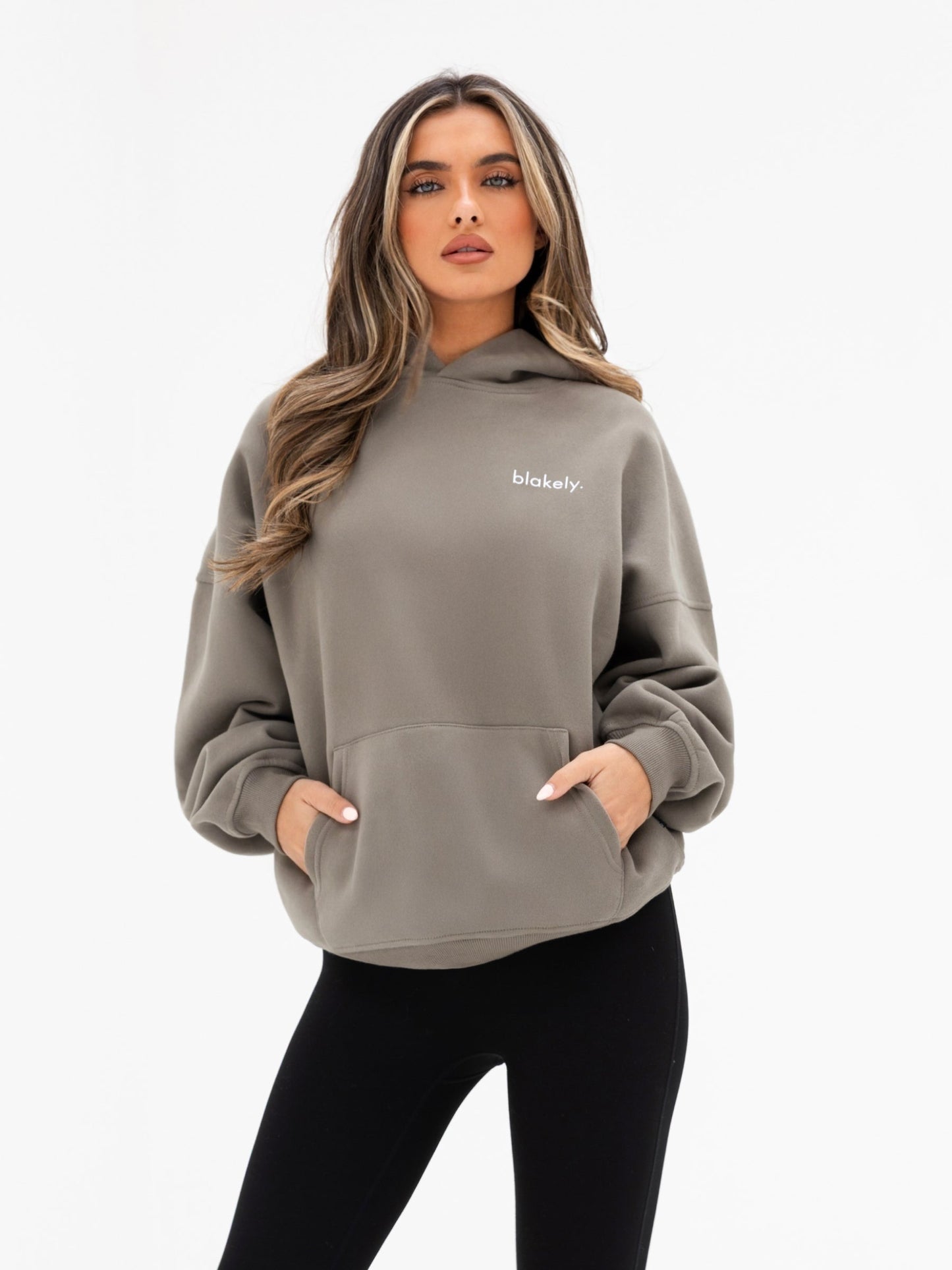 Lexi Oversized Hoodie - Safari Green