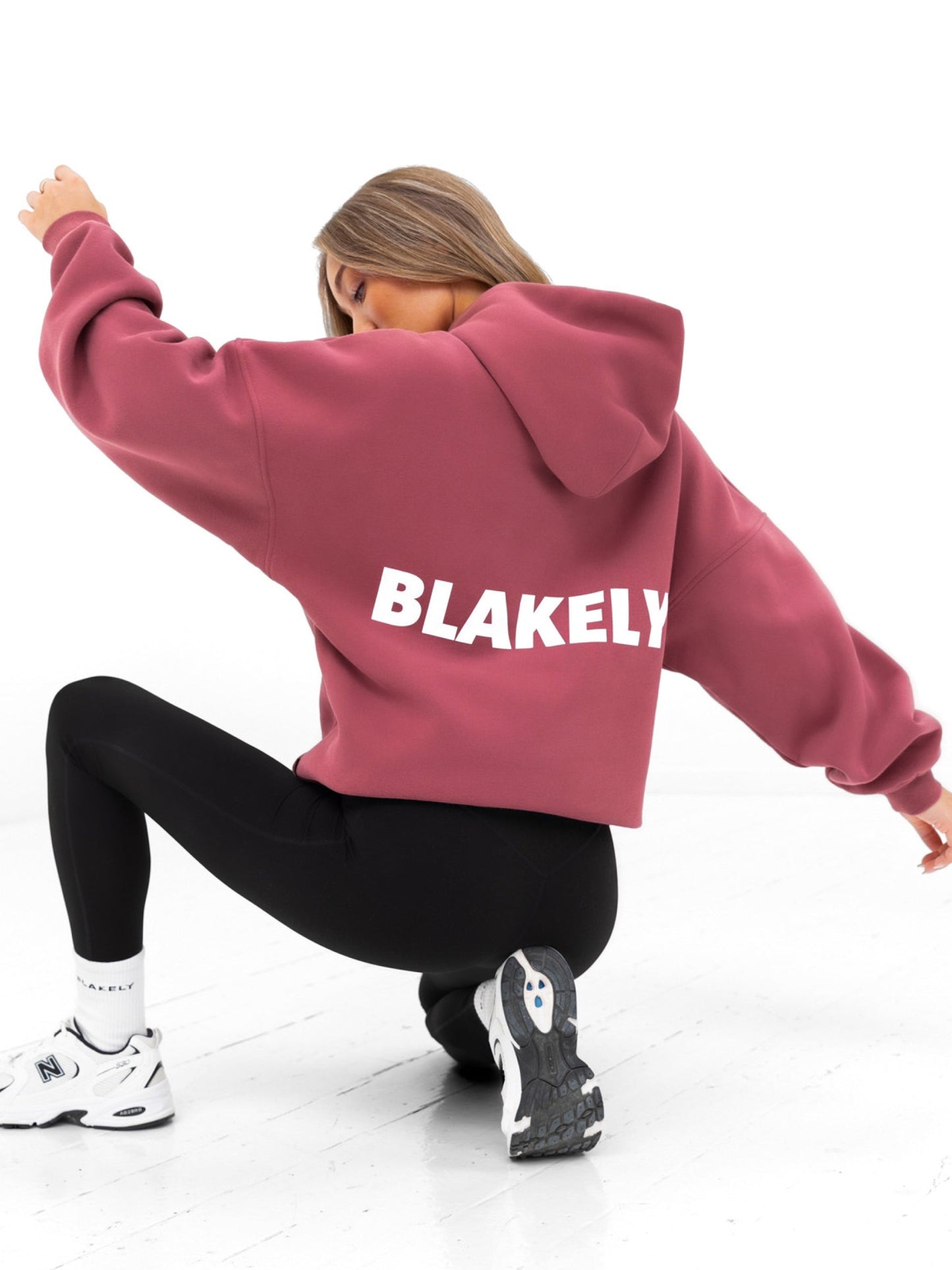 Amelie Oversized Hoodie - Dark Pink