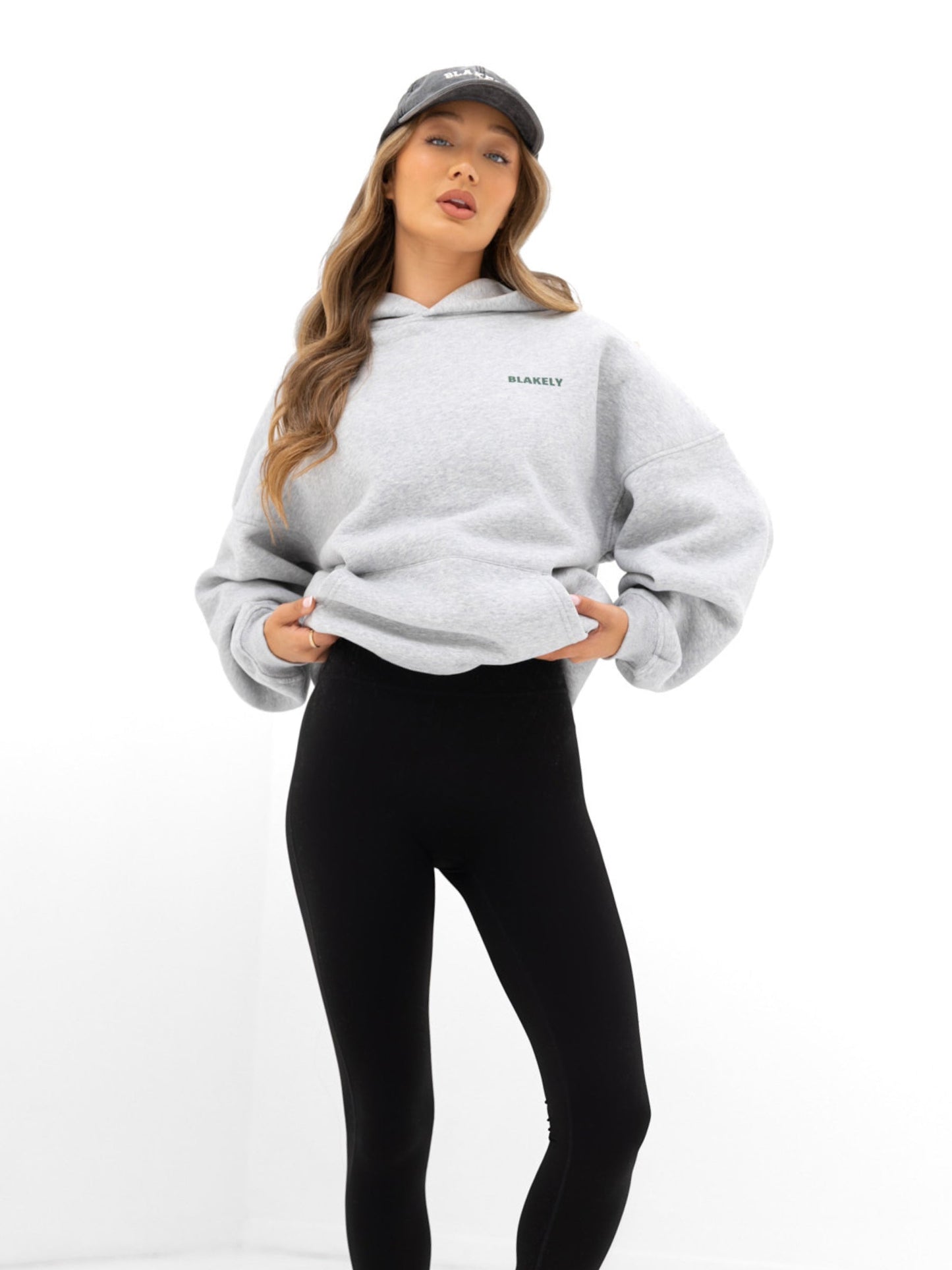 Amelie Oversized Hoodie - Marl Grey