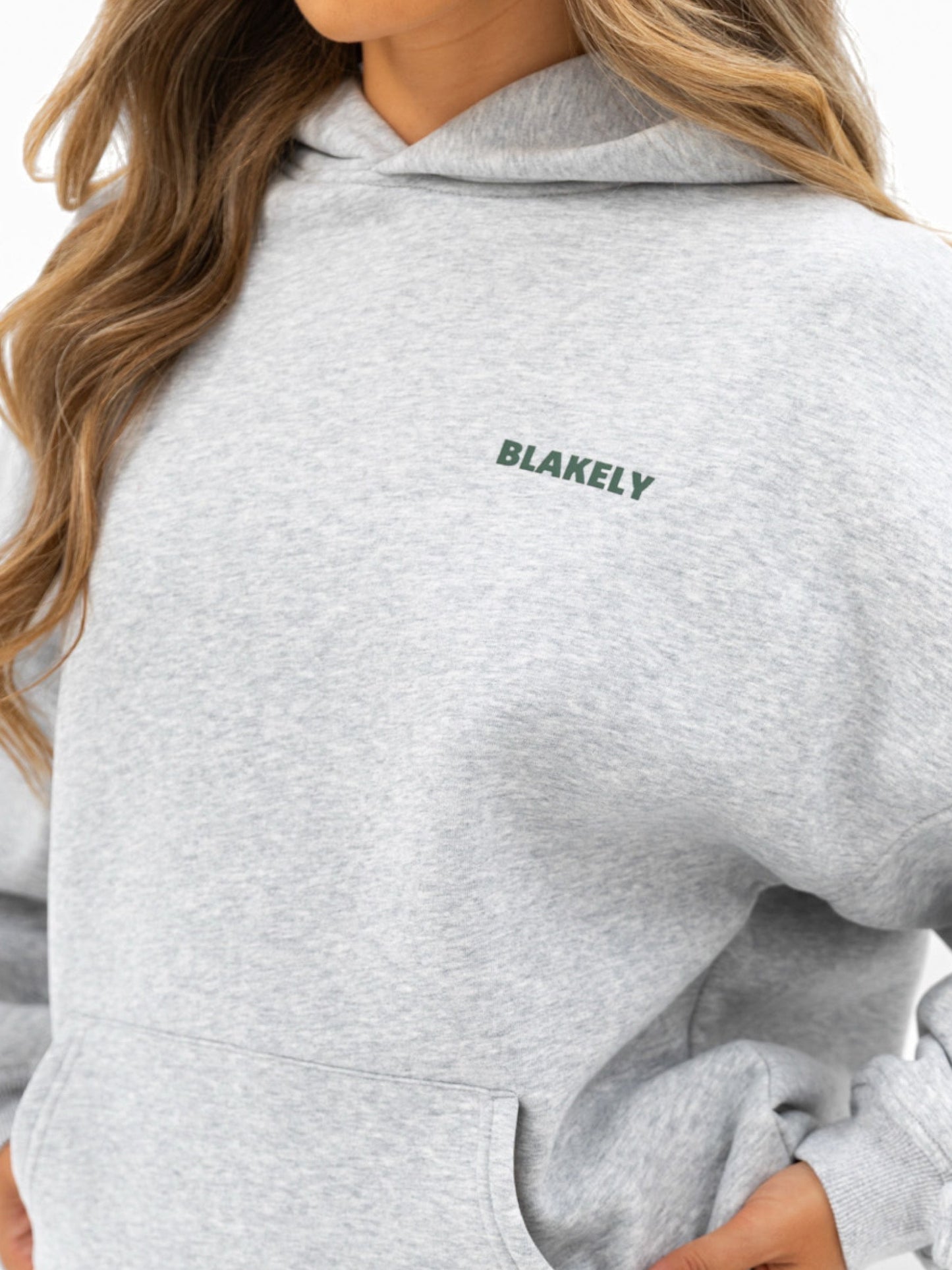 Amelie Oversized Hoodie - Marl Grey