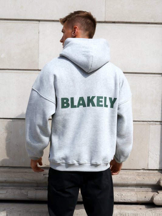 Arlo Relaxed Hoodie - Marl Grey