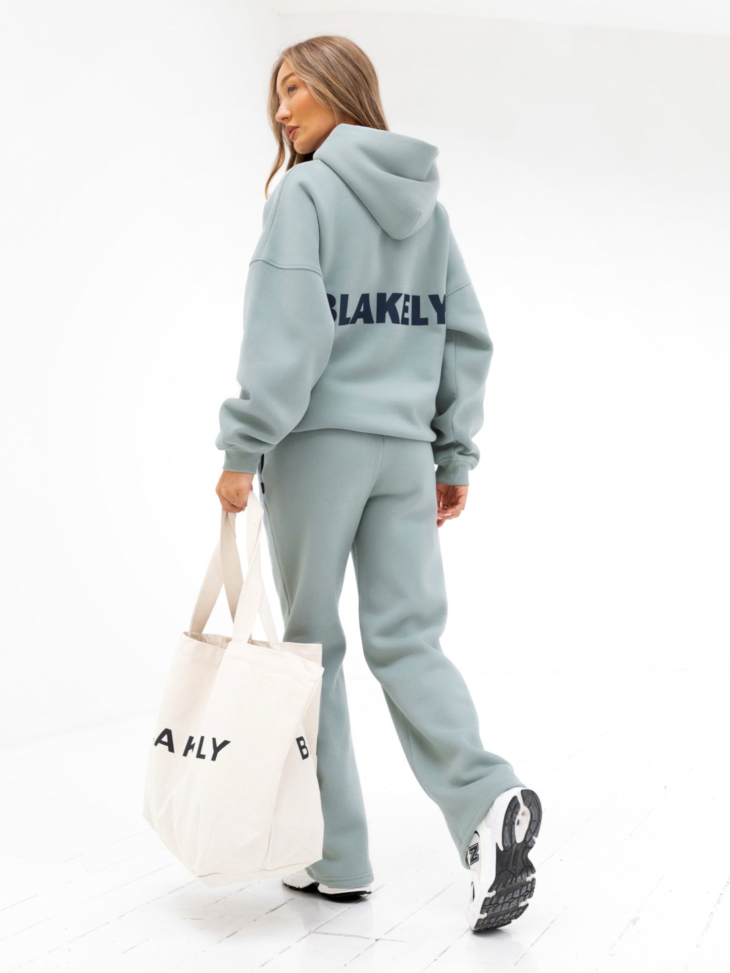 Amelie Oversized Hoodie - Mineral Blue