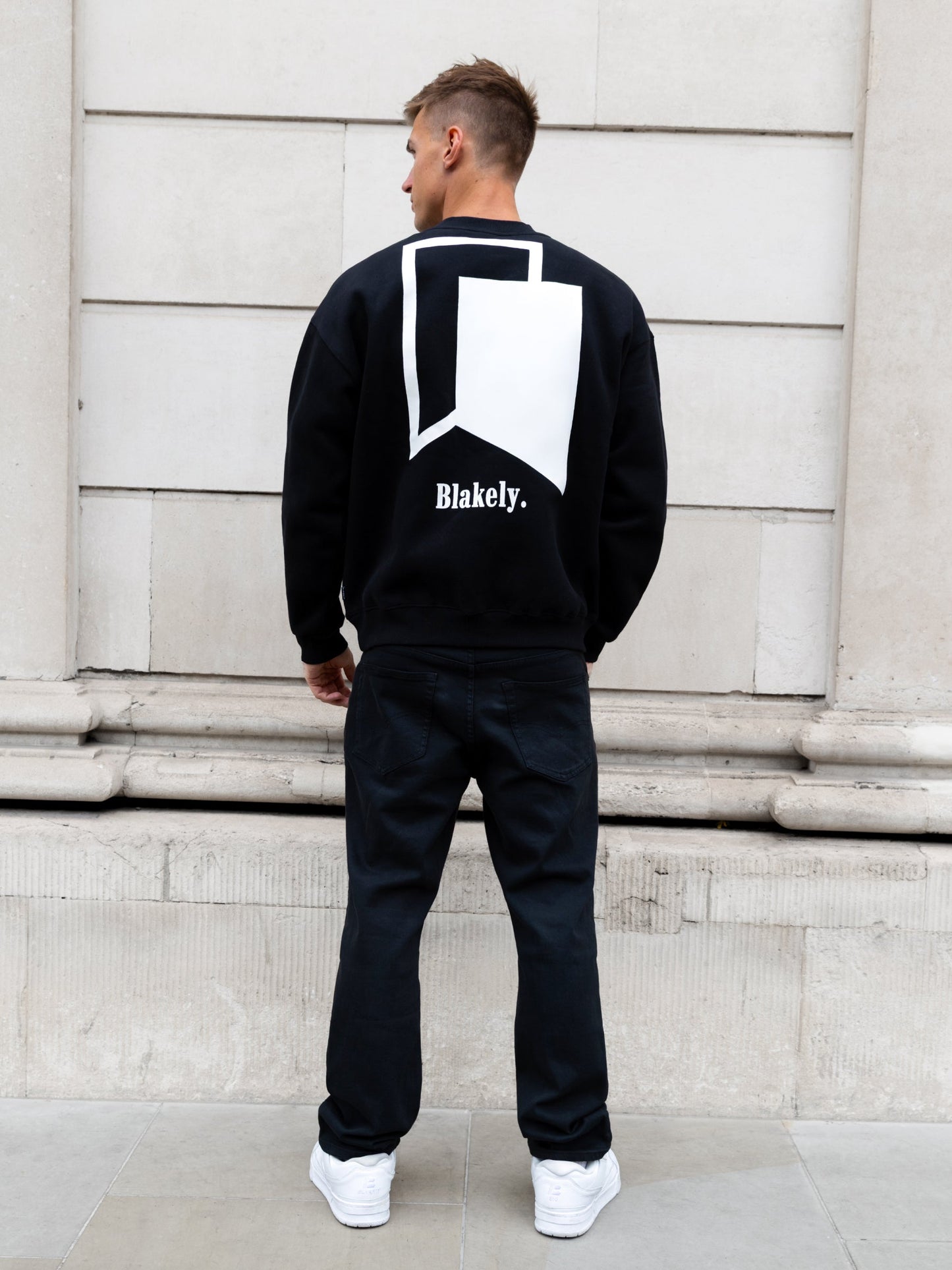 Revolve Relaxed Sweater - Black