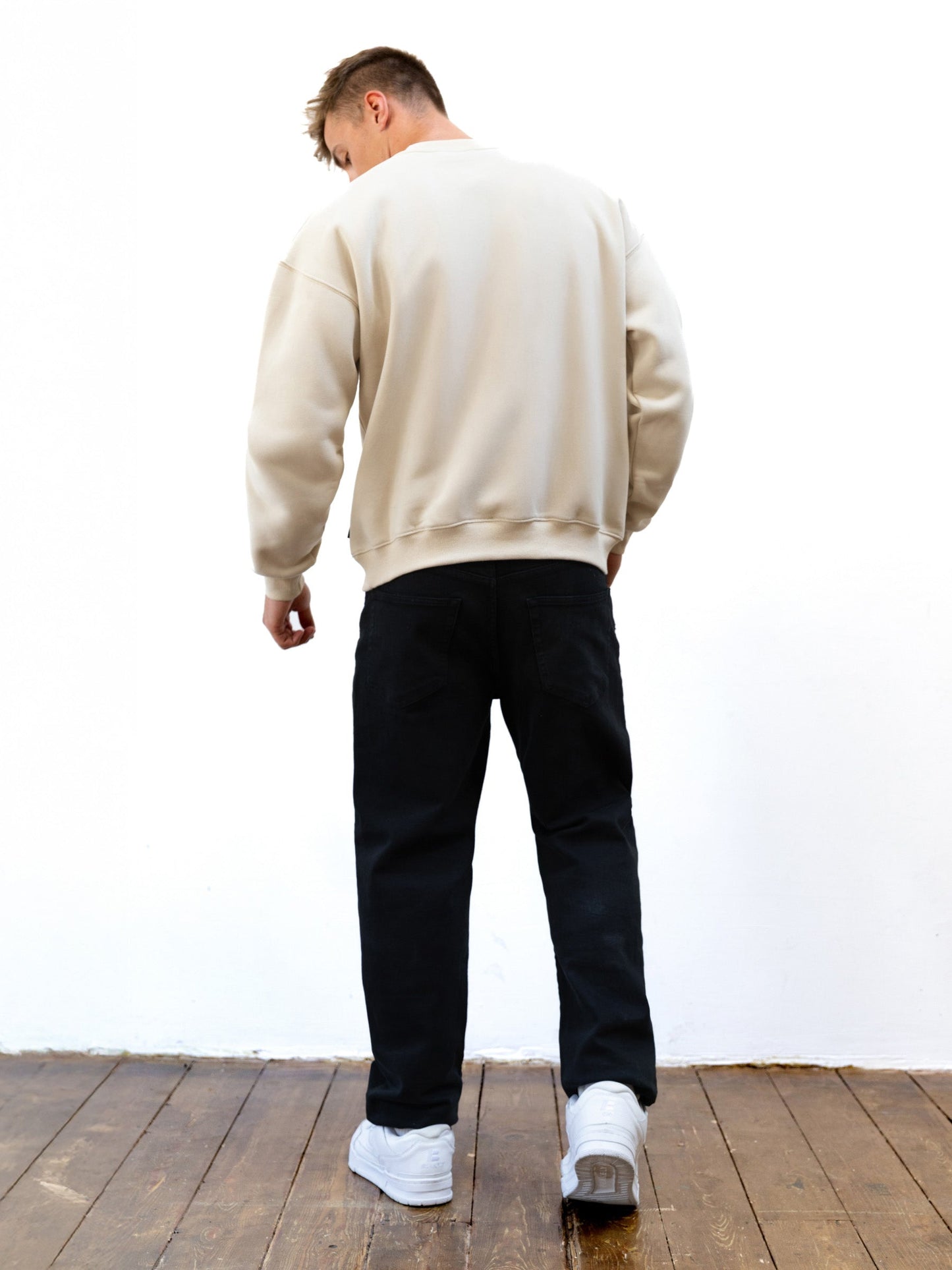 Sami Relaxed Sweater - Bone