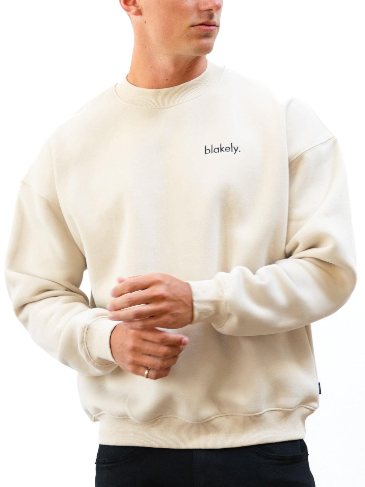 Sami Relaxed Sweater - Bone