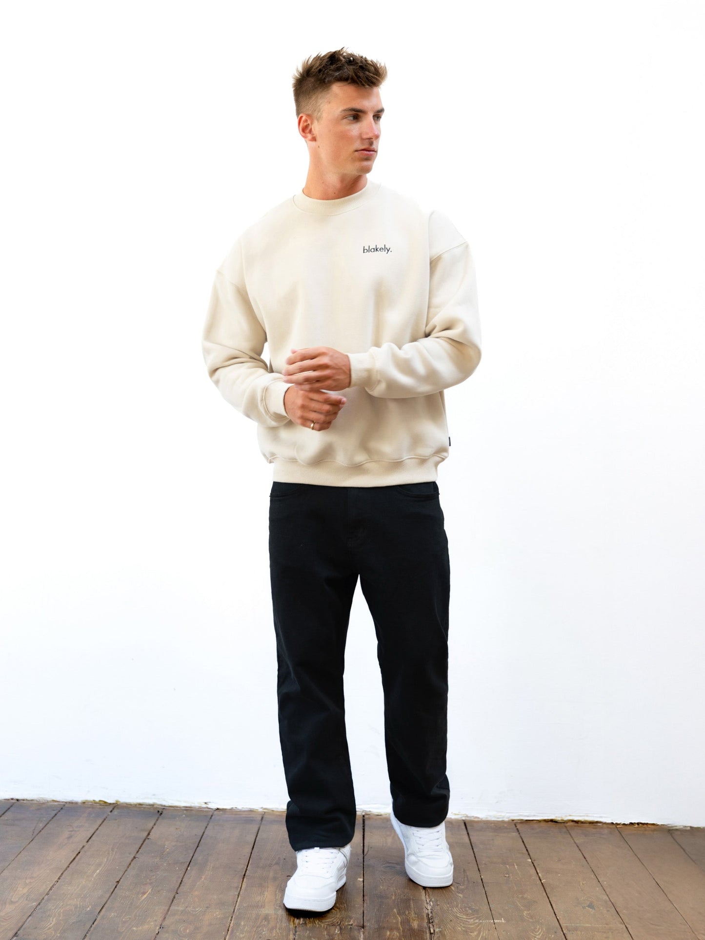 Sami Relaxed Sweater - Bone