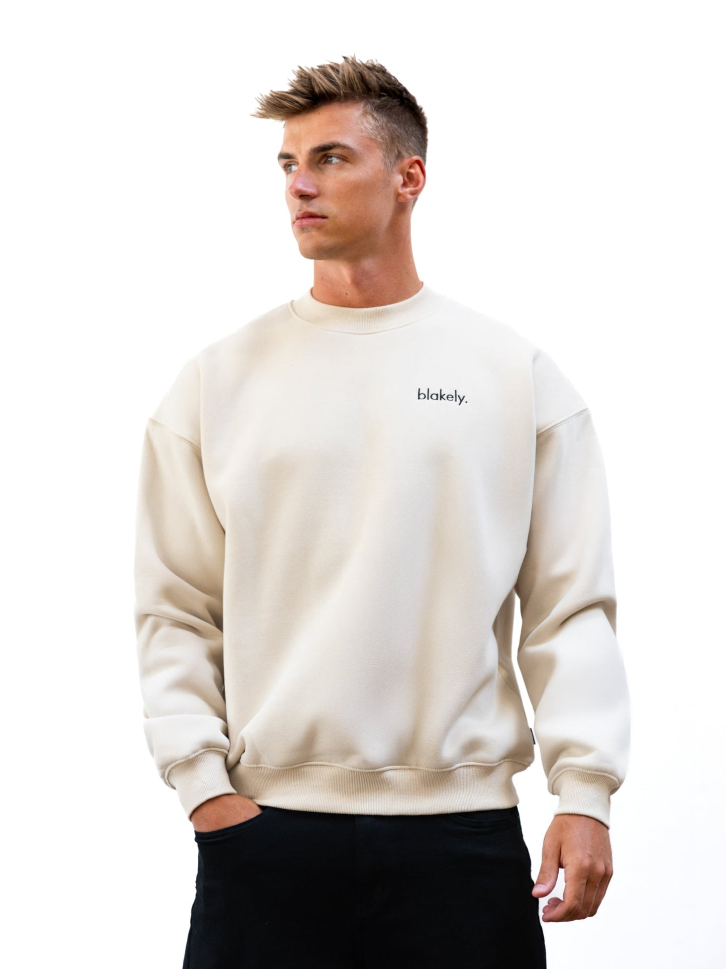 Sami Relaxed Sweater - Bone