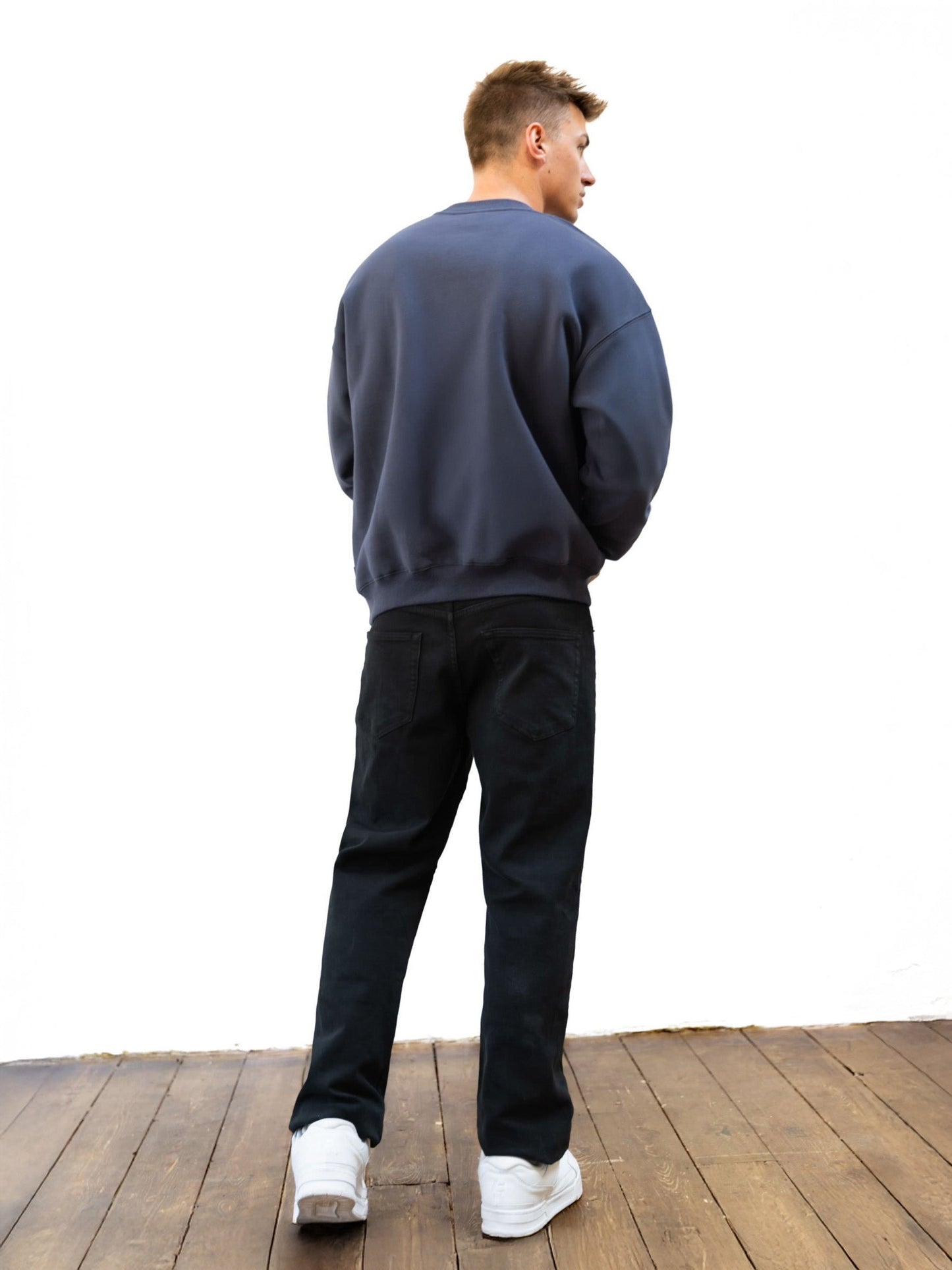 Sami Relaxed Sweater - True Navy