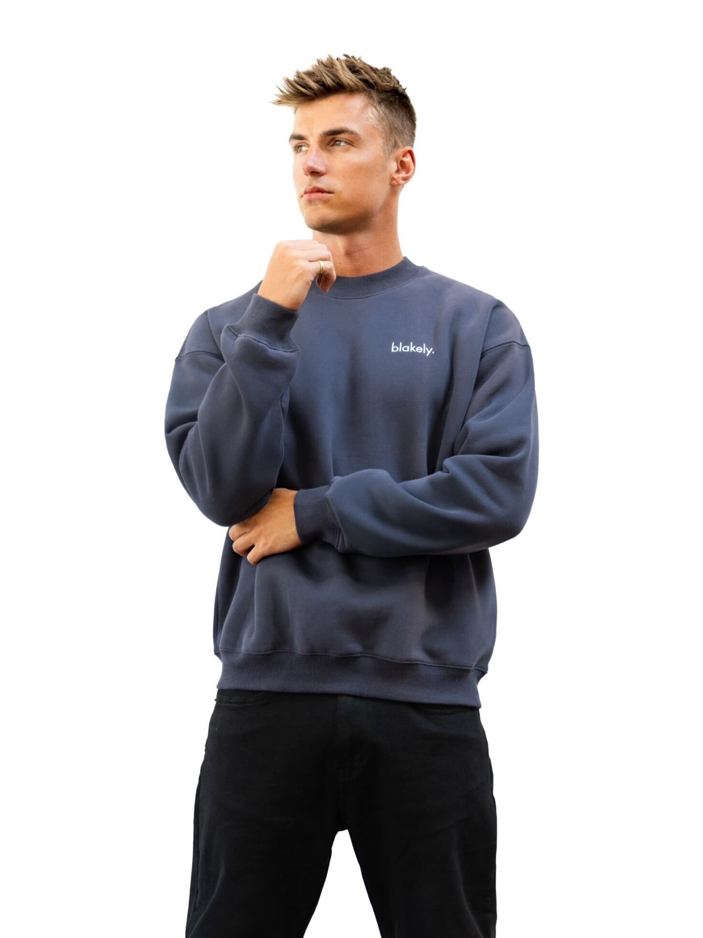 Sami Relaxed Sweater - True Navy