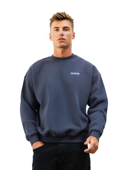 Sami Relaxed Sweater - True Navy