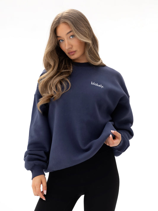 Sami Oversized Sweater - True Navy