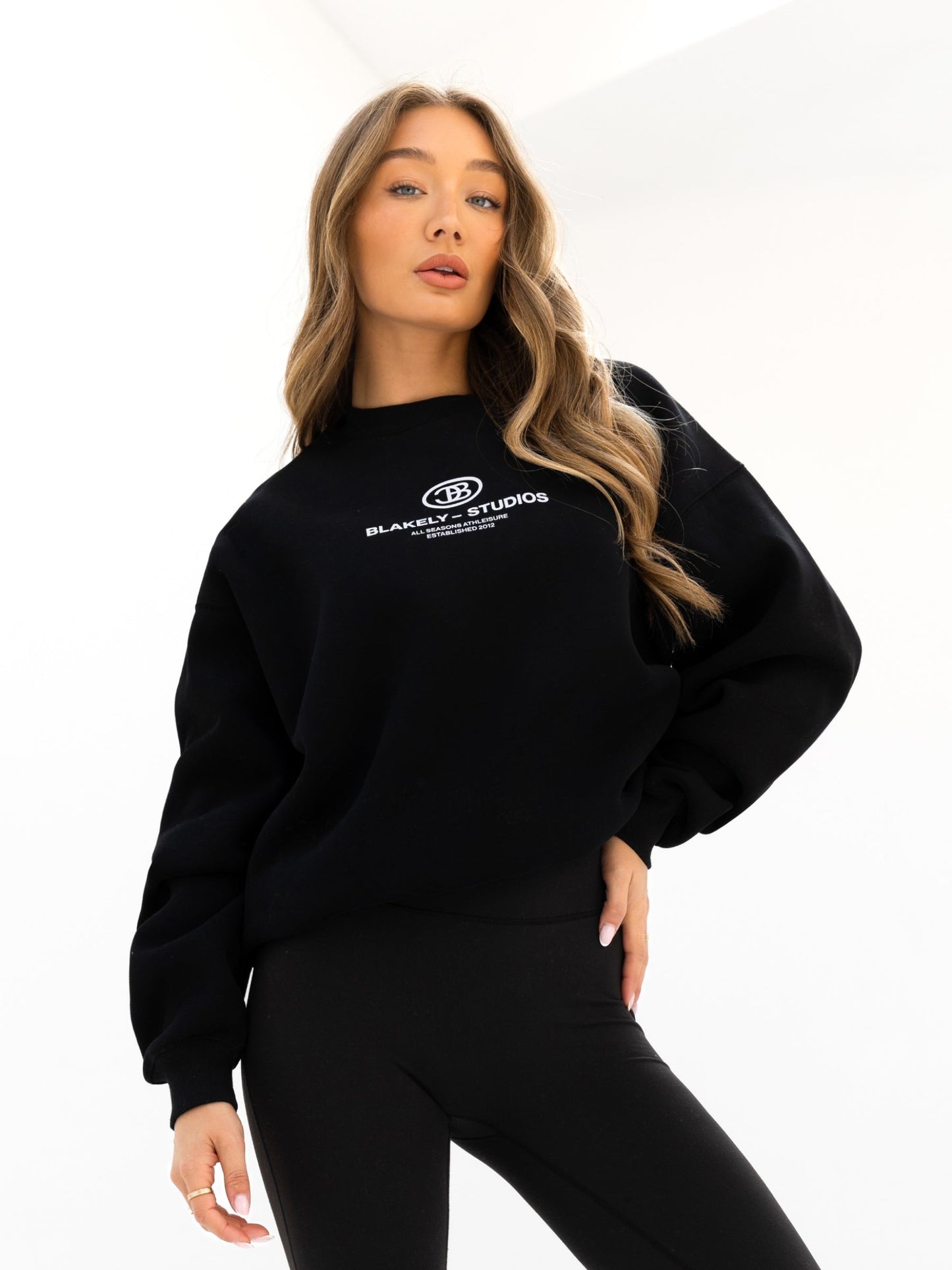 Madison Oversized Sweater - Black
