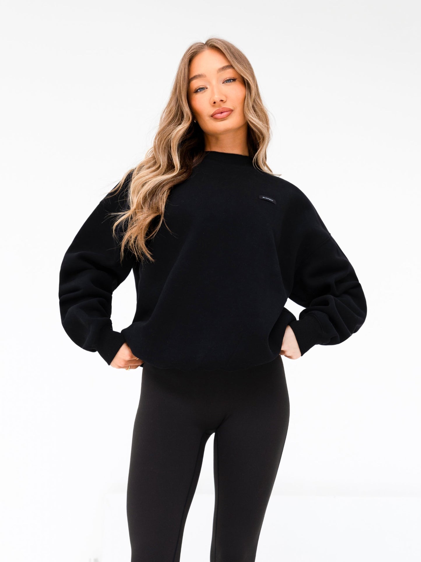Olivia Oversized Jumper - Black