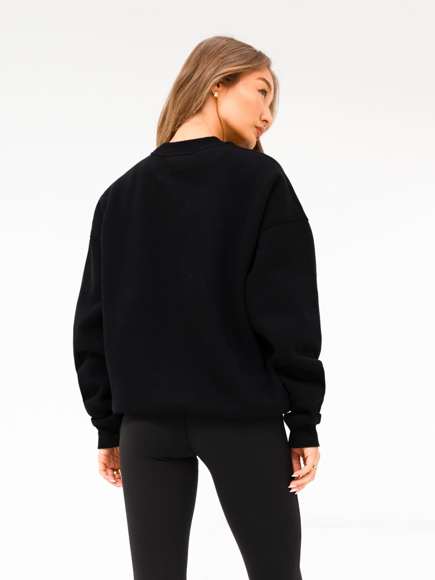 Olivia Oversized Jumper - Black