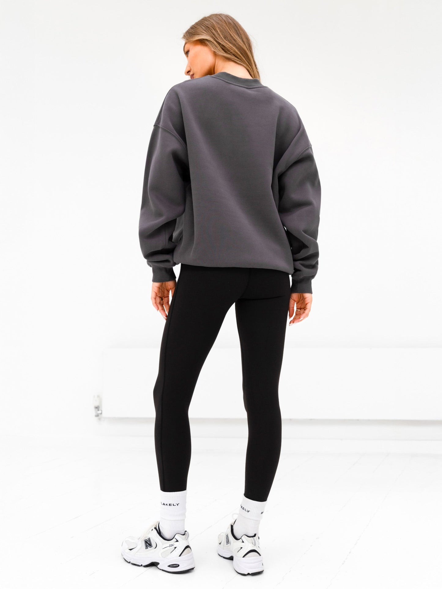 Olivia Oversized Jumper - Charcoal