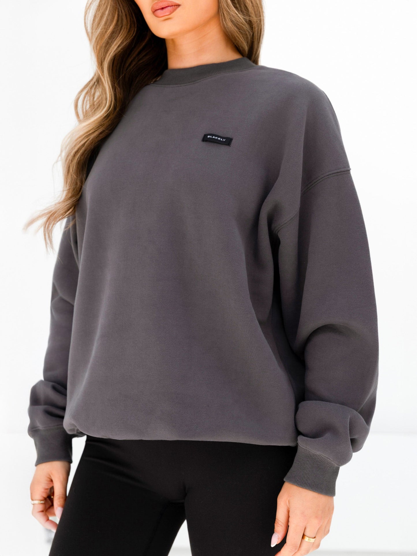 Olivia Oversized Jumper - Charcoal