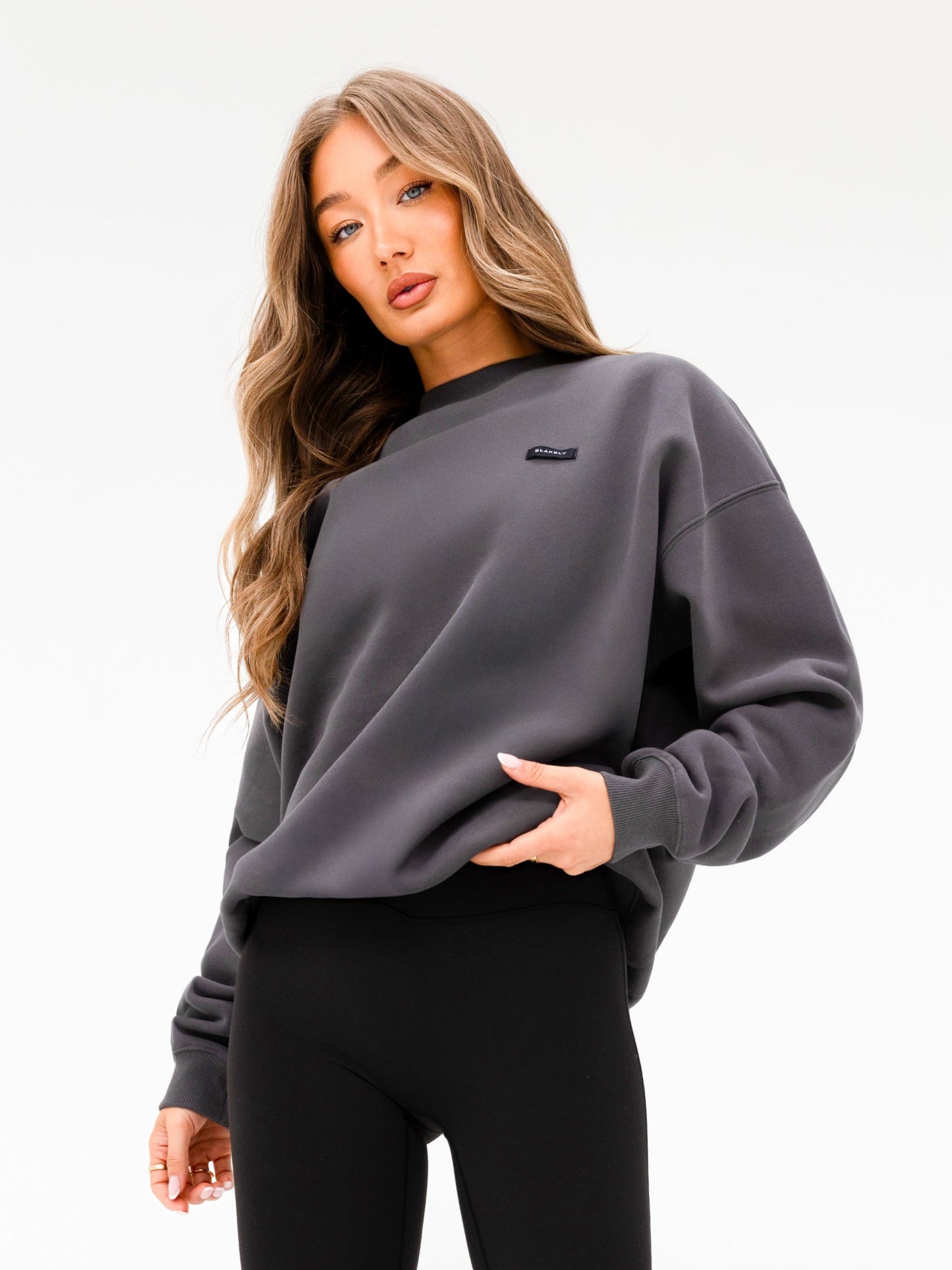 Olivia Oversized Jumper - Charcoal