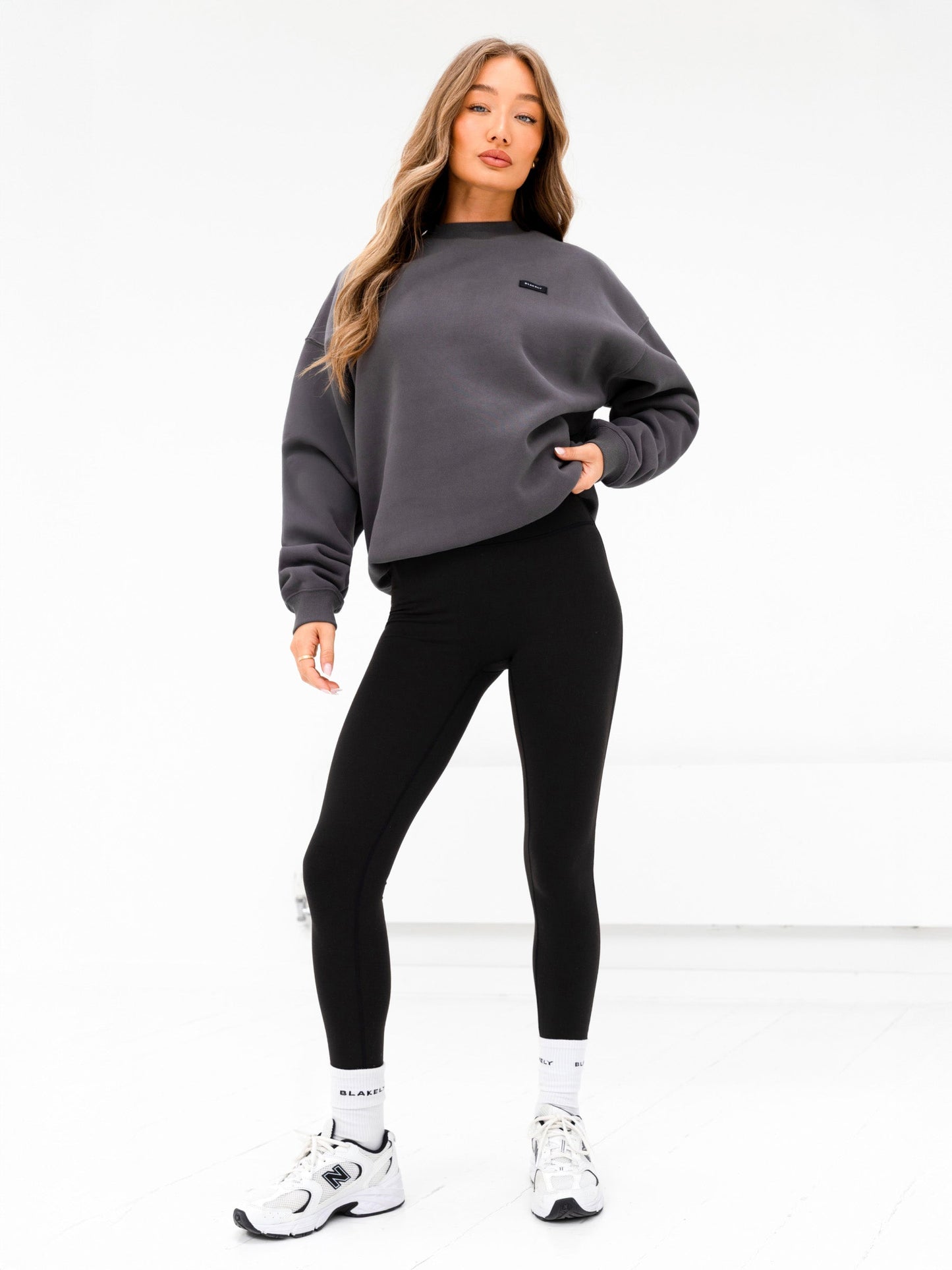 Olivia Oversized Jumper - Charcoal