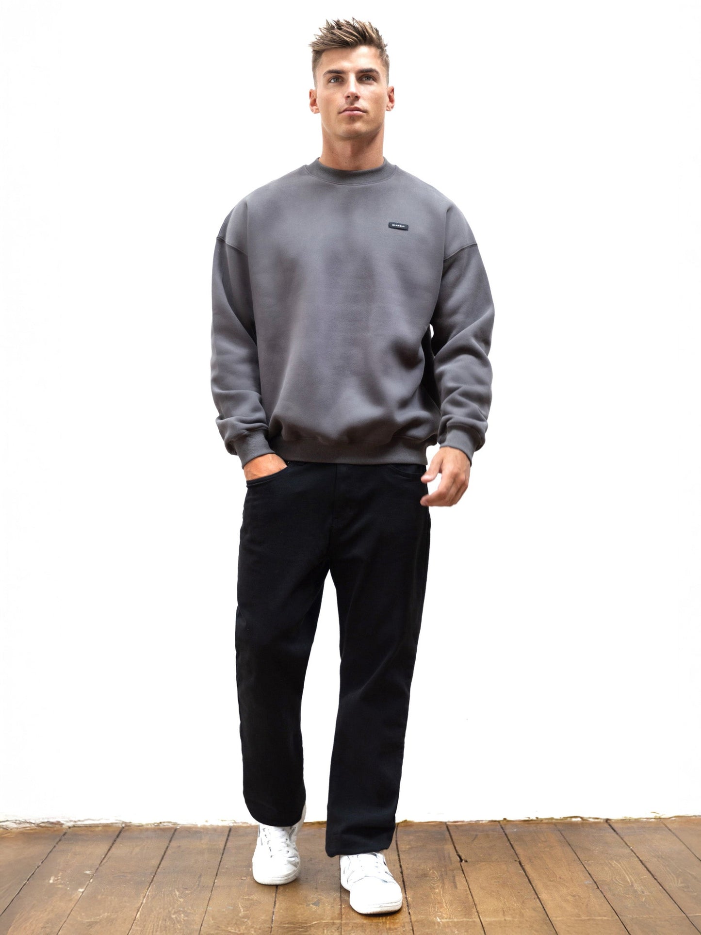 Otis Relaxed Sweater - Charcoal