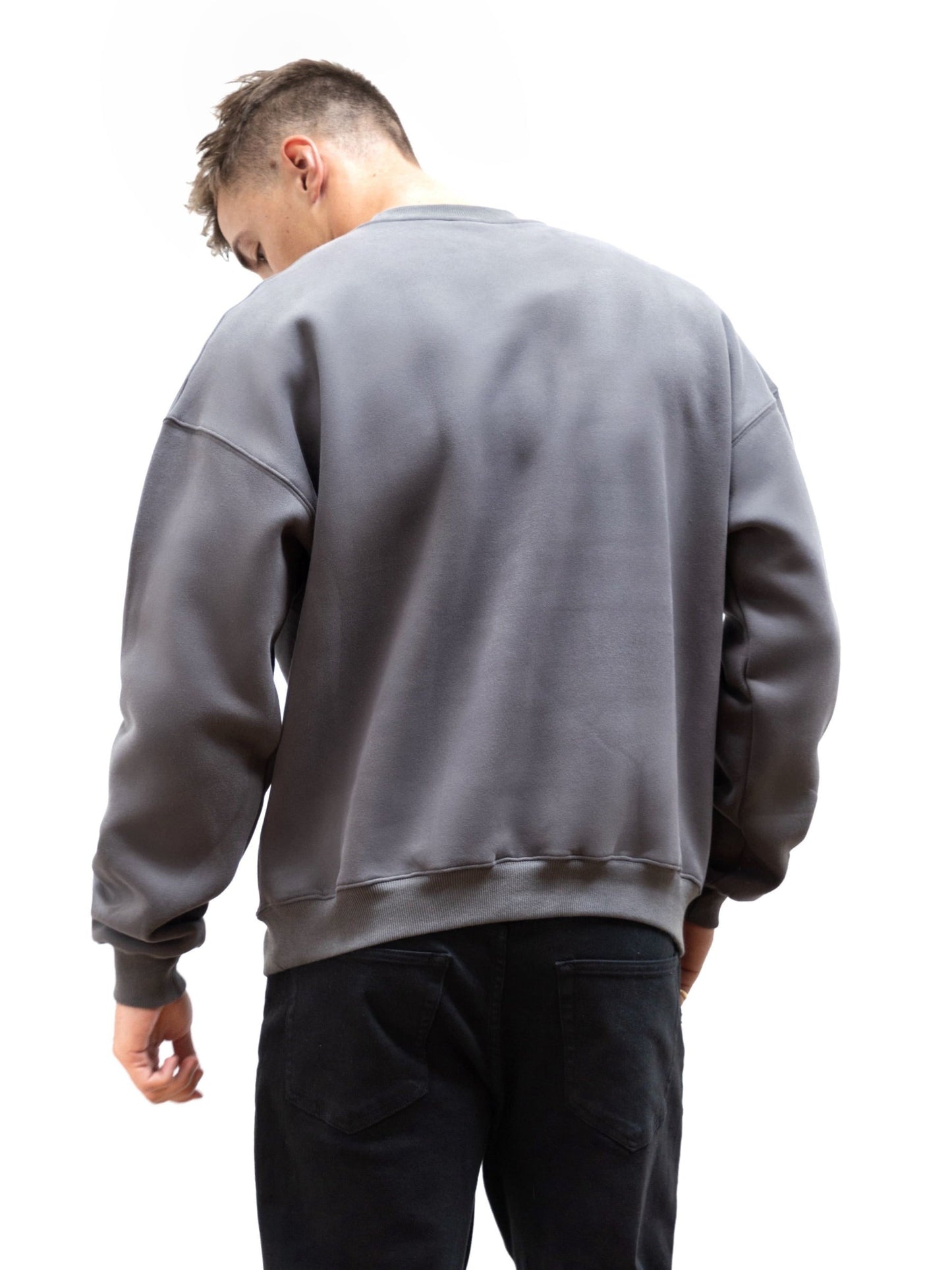 Otis Relaxed Sweater - Charcoal