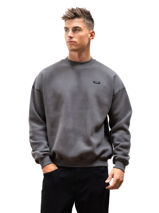 Otis Relaxed Sweater - Charcoal