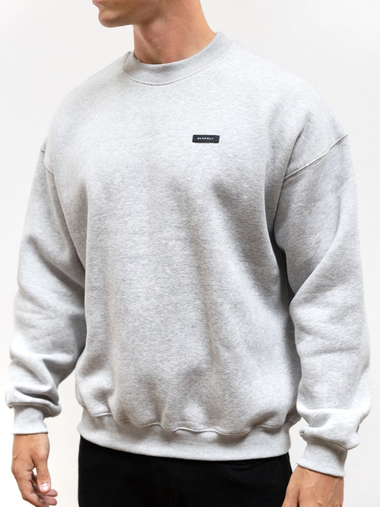 Otis Relaxed Sweater - Marl Grey
